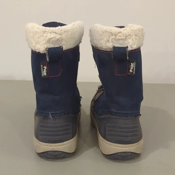 Pajar Marcel Waterproof Winter Boots Navy Unisex size 1 Youth - Picture 6 of 9